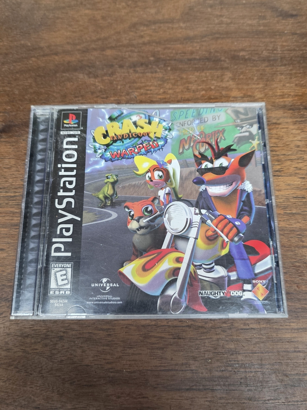 Sony PS1 Crash Bandicoot: Warped Game